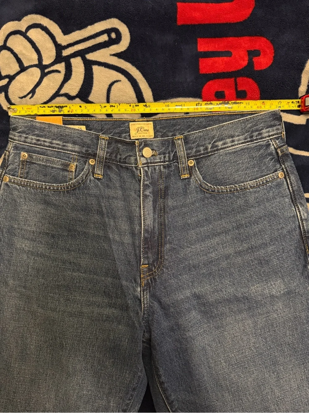J. Crew Classic Relaxed Fit Jeans Two-Year Wash 100% Cotton 33x34 NWT